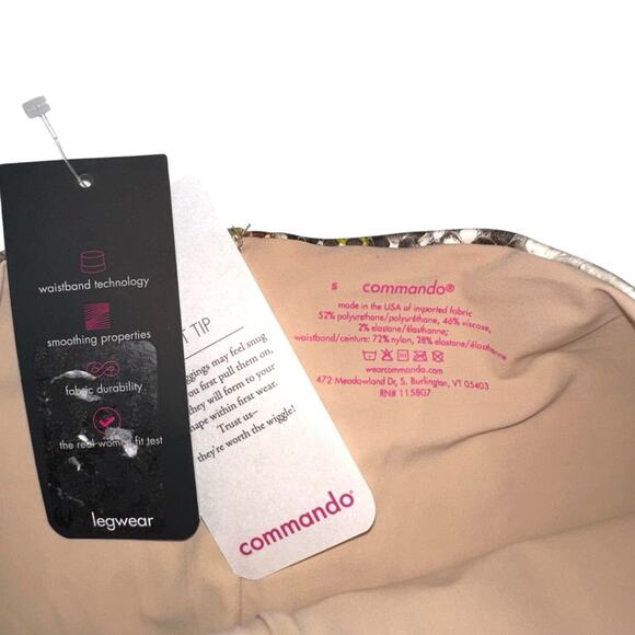 Commando Control Snake Print Leggings SMALL - Picture 6 of 9